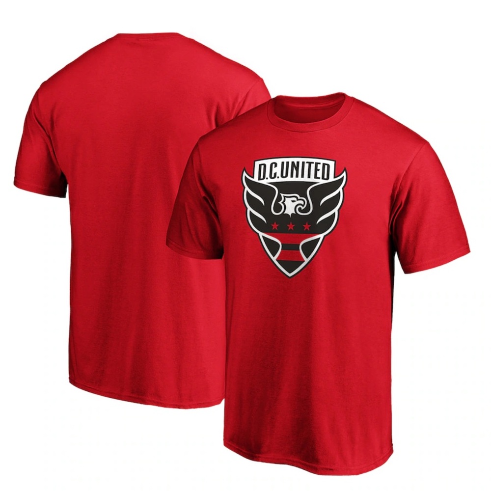 Adidas Red D.C. United Short Sleeve Tee